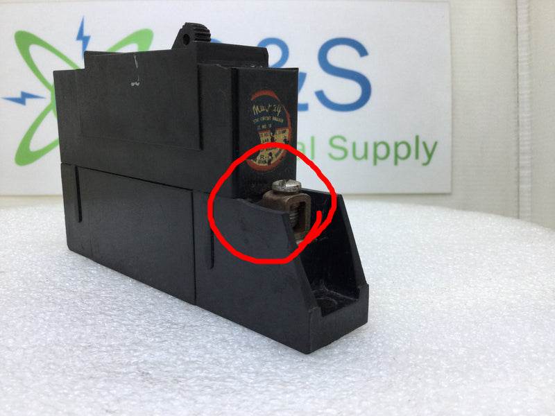 Murray CB-5104 15 Amp 1 Pole 125V Circuit Breaker - Cosmetic Flaw