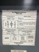 Cutler Hammer C10EG3 Series B1 Magnetic Contactor NEMA Size 3 90 AMP