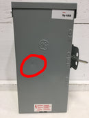 GE TC10323R Outdoor Rainproof Double Throw Safety Switch 100 AMP 120-240V - Flaw