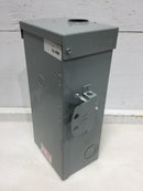 GE TC10323R Outdoor Rainproof Double Throw Safety Switch 100 AMP 120-240V - Flaw