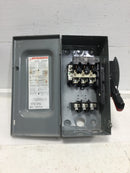Square D H362N 60 Amp 3 Pole 600 VAC Type 1 Fusible Safety Switch 8.5" X 17.5"