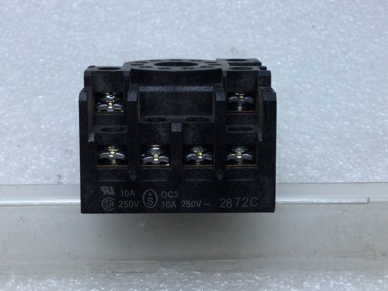 Omron PF113A-E Relay Socket Base 11-Pins 10 Amp 250V