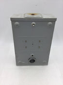 Milbank Series U-125 Old Style Nema 3R Meter Enclosure 150 Amp 1 Ott 3 Wire 600 VAC Max 11.5" x 8"