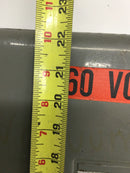 Square D Nema Size 3 Starter Class 8536 Type S 460 Volts Cover Only L22" x W11.5" x D3.5"