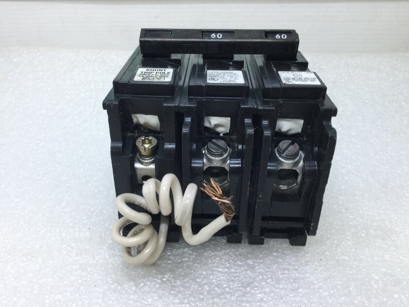 Siemens Q26000S01 60 Amp 2 Pole 120/240V Shunt Trip Circuit Breaker