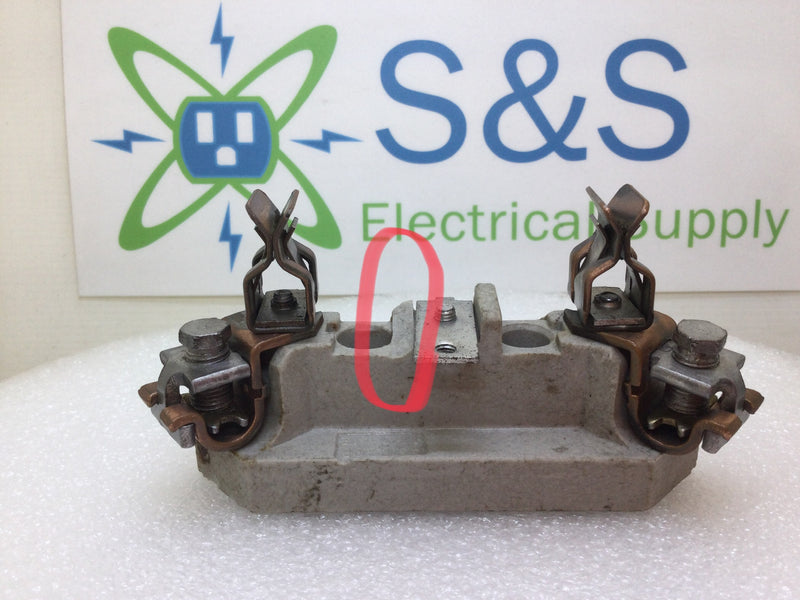 Anchor 123046 100 Amp Porcelain Meter Socket