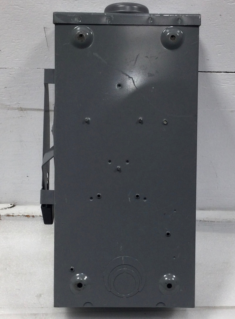 Square D DU323RB 100 Amp 3 Pole 120/240V Non-Fused Safety Switch Disconnect