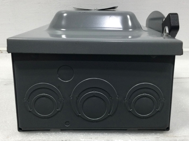 Square D DU323RB 100 Amp 3 Pole 120/240V Non-Fused Safety Switch Disconnect