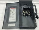 Square D DU323RB 100 Amp 3 Pole 120/240V Non-Fused Safety Switch Disconnect