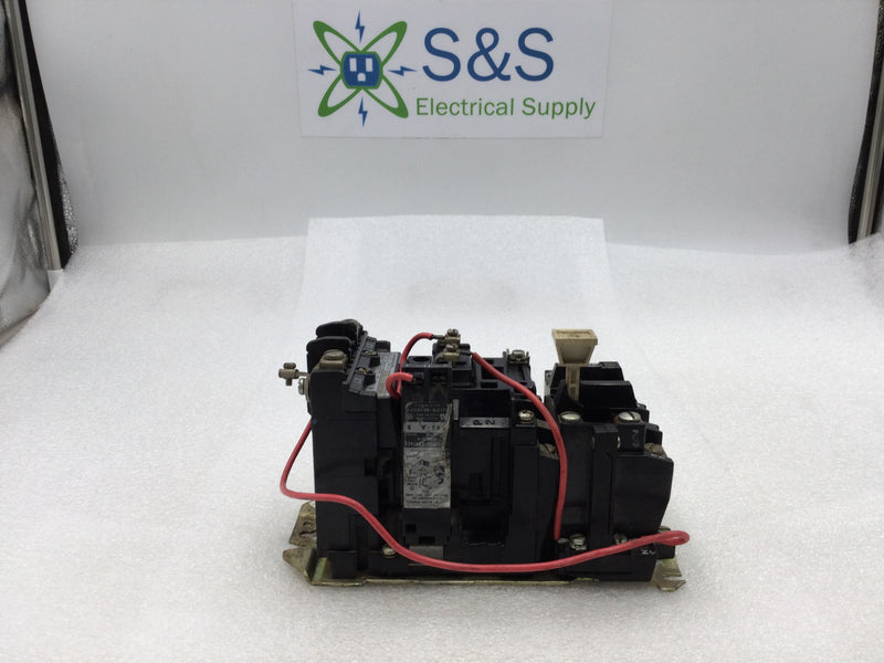 Allen-Bradley 509-AOXD 18 Amp 2 Pole 115-230V 1-2 HP Motor Starter w/120V Coil