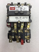 FPE Federal Pacific 4204 CU13S-01 27 Amp Contactor/Starter 200-575 VAC 7.5 to 10 HP with Overload Relay and 120 VAC Coil