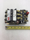 FPE Federal Pacific 4204 CU13S-01 27 Amp Contactor/Starter 200-575 VAC 7.5 to 10 HP with Overload Relay and 120 VAC Coil