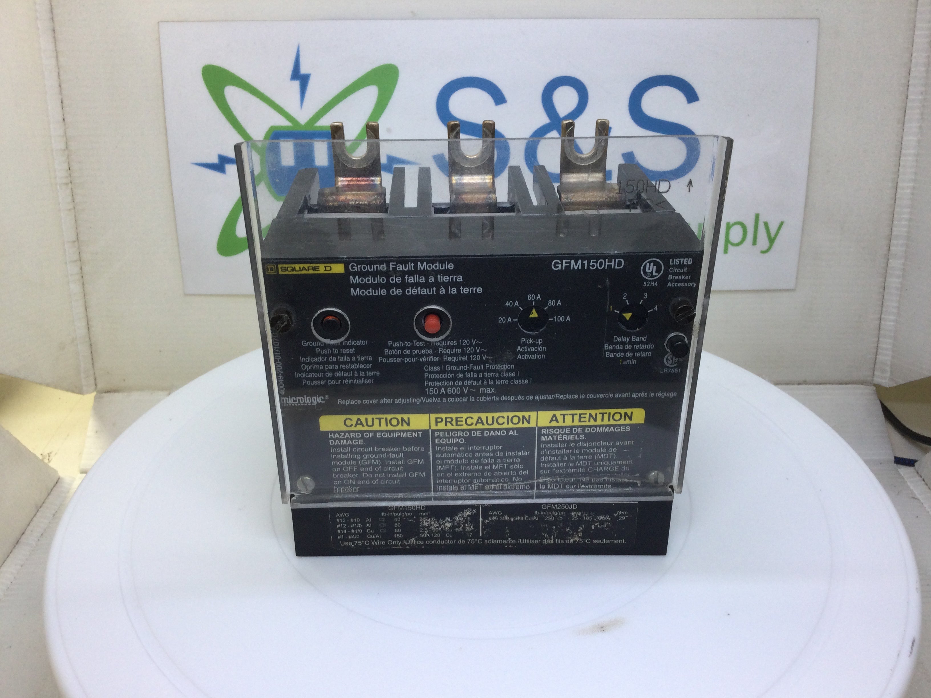 Ground Fault Module Square-D GFM150HD Ground Fault Module