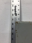 GE TM4020CCU 200 Amp 40 Space 120/240V Panel Door w/Main 41 5/8" x 15 3/8"