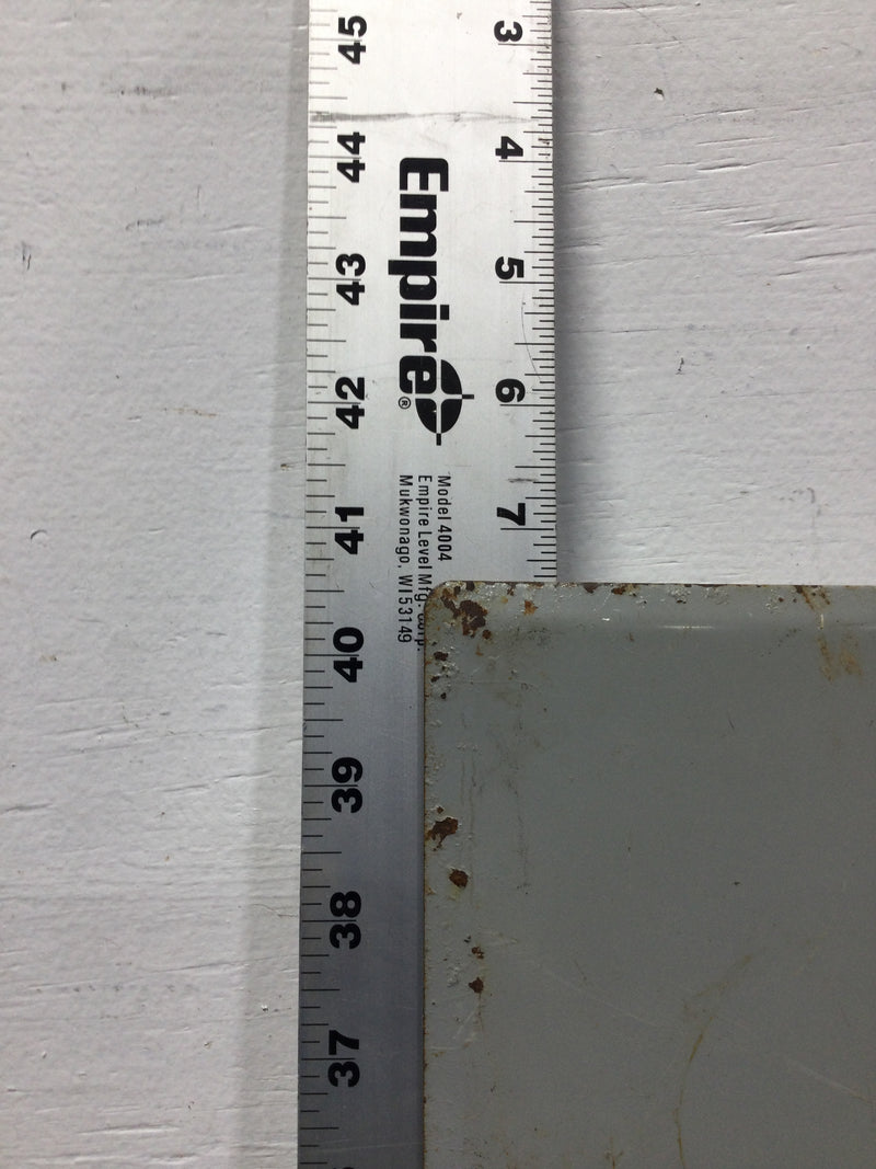 GE TM4020CCU 200 Amp 40 Space 120/240V Panel Door w/Main 41 5/8" x 15 3/8"