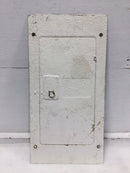Zinsco ML12(12-24) 125 Amp 12 Space 120/240V Panel Door 21 1/4" x 10 7/8"