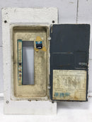 Zinsco ML12(12-24) 125 Amp 12 Space 120/240V Panel Door 21 1/4" x 10 7/8"