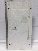 Zinsco ML12(12-24) 125 Amp 12 Space 120/240V Panel Door 21 1/4" x 10 7/8"