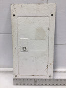 Zinsco ML12(12-24) 125 Amp 12 Space 120/240V Panel Door 21 1/4" x 10 7/8"