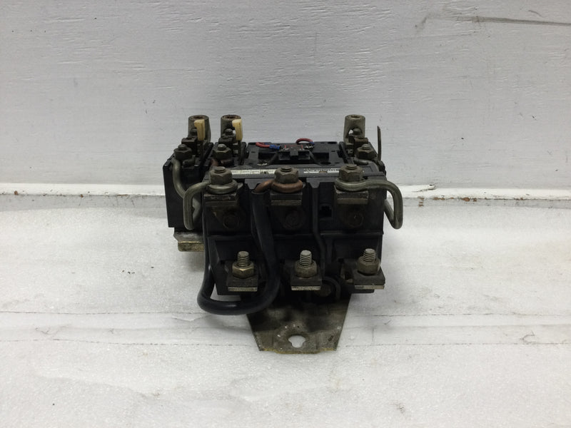 Allen-Bradley 709-EOD103 3 Pole 200-575 VAC 100 HP Motor Starter w/120 VAC Coil