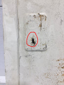 Zinsco ML12(12-24) 125A 12S 120/240V Panel Door 21 1/4" x 10 7/8" - Flaw