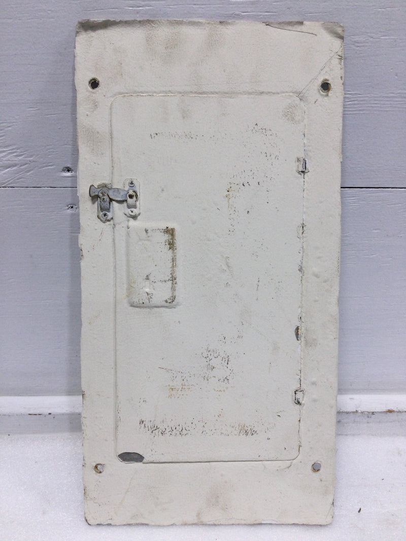 Zinsco ML12(12-24) 125A 12S 120/240V Panel Door 21 1/4" x 10 7/8" - Flaw