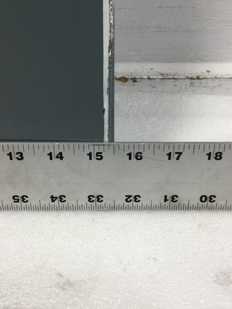 Square D QOC42UF 42 Space 120/240V Panel/Door Only w/Main 39 1/4" x 15 1/2"