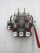 Milbank U9551-X-QG-HSP 5 Terminal/Jaw Meter Socket Guts w/Lever Bypass