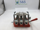 Milbank U9551-X-QG-HSP 5 Terminal/Jaw Meter Socket Guts w/Lever Bypass
