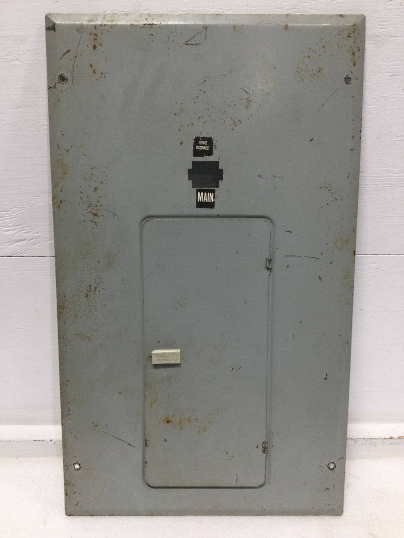 FPE X150-2030C 150 Amp 20 Space 120/240V Panel Door w/Main 26 1/8" x 15 3/8"