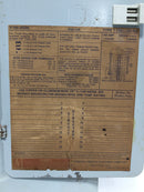 FPE X150-2030C 150 Amp 20 Space 120/240V Panel Door w/Main 26 1/8" x 15 3/8"