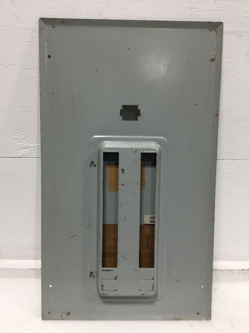 FPE X150-2030C 150 Amp 20 Space 120/240V Panel Door w/Main 26 1/8" x 15 3/8"