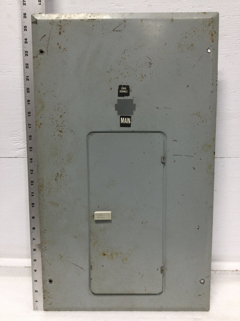 FPE X150-2030C 150 Amp 20 Space 120/240V Panel Door w/Main 26 1/8" x 15 3/8"