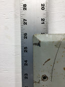 FPE X150-2030C 150 Amp 20 Space 120/240V Panel Door w/Main 26 1/8" x 15 3/8"