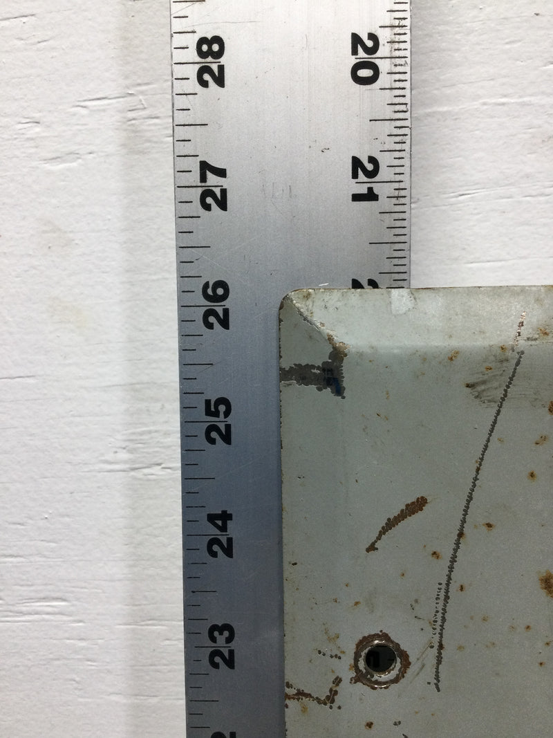 FPE X150-2030C 150 Amp 20 Space 120/240V Panel Door w/Main 26 1/8" x 15 3/8"