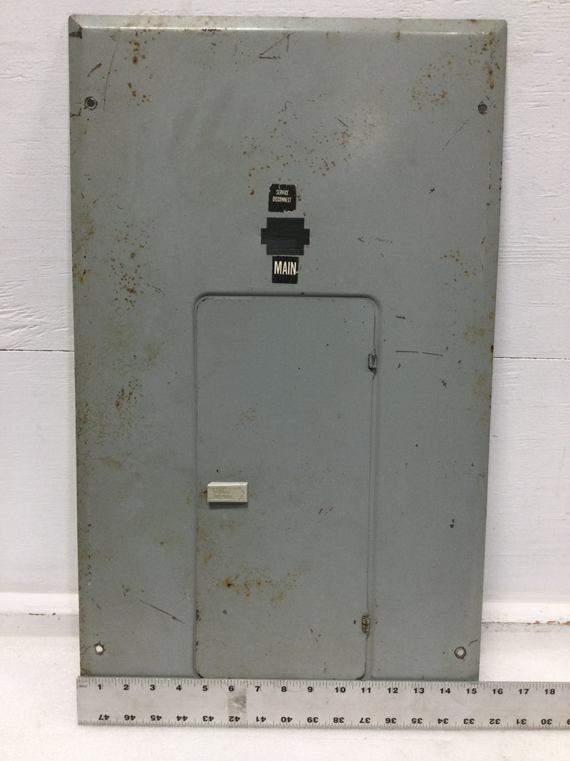 FPE X150-2030C 150 Amp 20 Space 120/240V Panel Door w/Main 26 1/8" x 15 3/8"