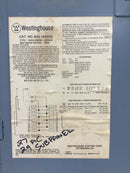 Westinghouse B20 1632CG 200A 22S 120/240V Panel Door w/Main 28 1/8" x 15 1/8"