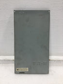 Eaton CH2L125RP 125 Amp 2 Space 120/240V Panel Cover Only 11 5/8" x 6 1/2"