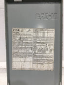 Eaton CH2L125RP 125 Amp 2 Space 120/240V Panel Cover Only 11 5/8" x 6 1/2"