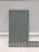 Eaton CH2L125RP 125 Amp 2 Space 120/240V Panel Cover Only 11 5/8" x 6 1/2"