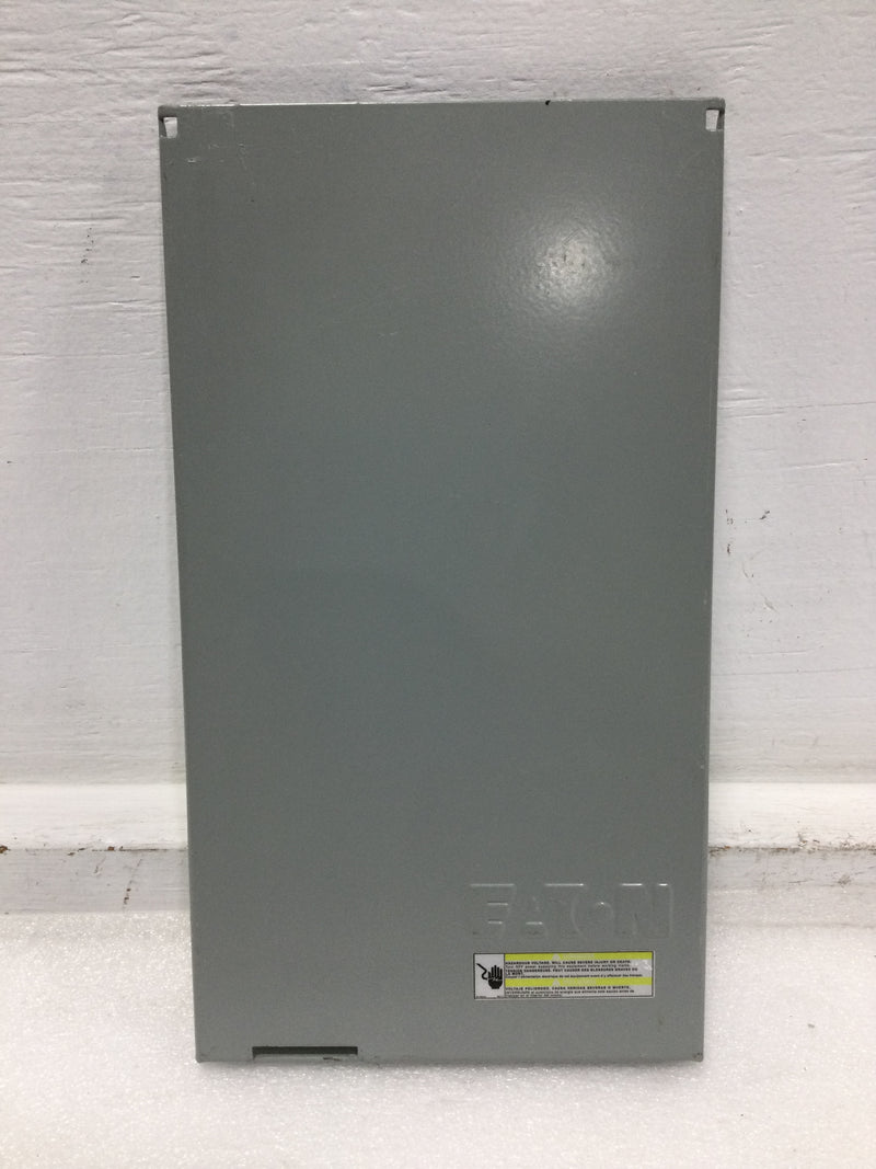 Eaton BR2L125RP 125 Amp 2 Space 120/240V Panel Cover 11 5/8" x 6 1/2"