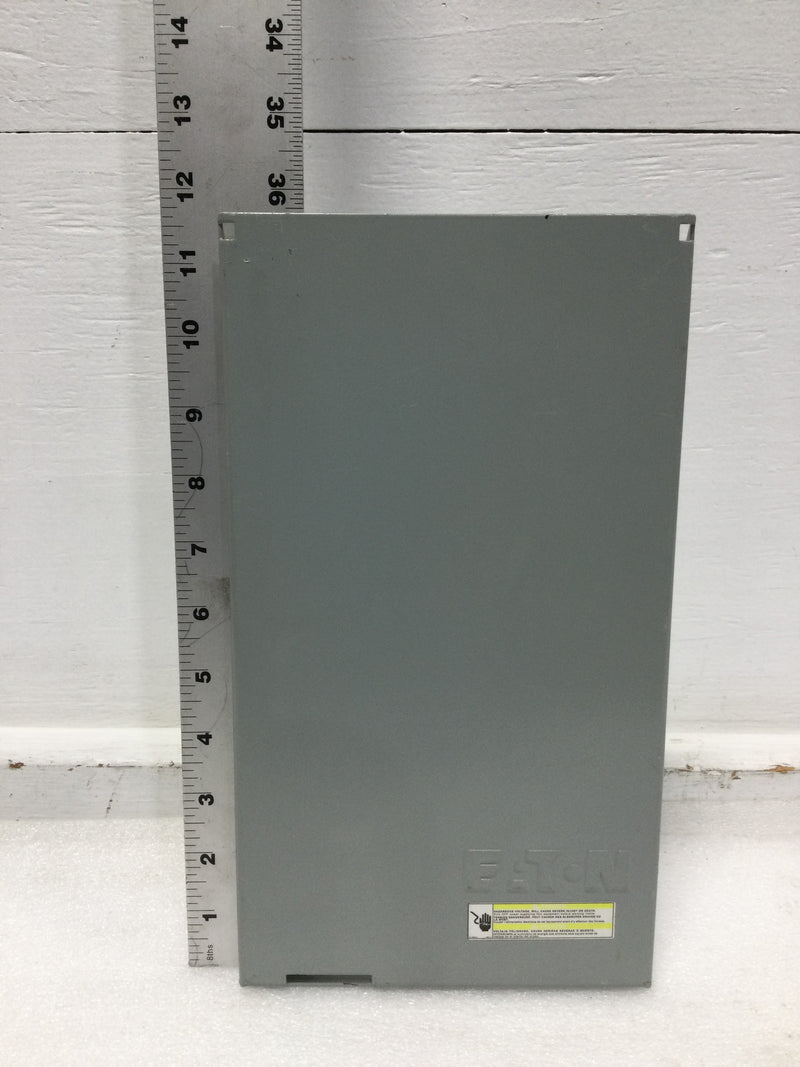 Eaton BR2L125RP 125 Amp 2 Space 120/240V Panel Cover 11 5/8" x 6 1/2"
