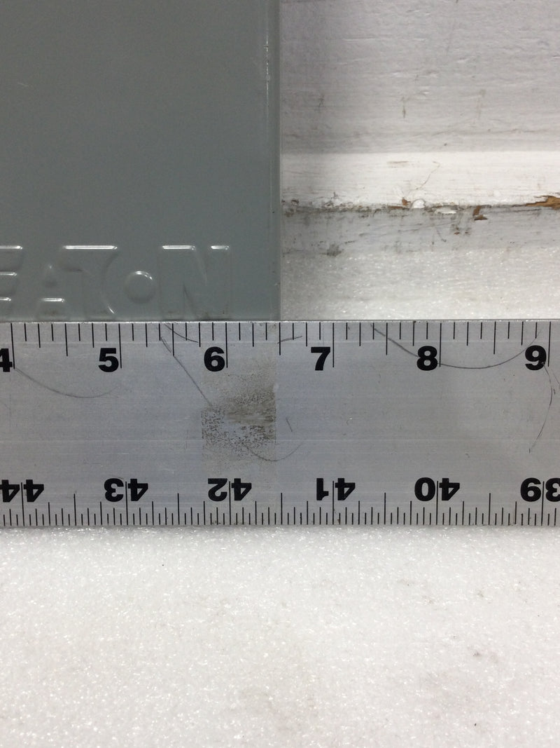 Eaton BR2L125RP 125 Amp 2 Space 120/240V Panel Cover 11 5/8" x 6 1/2"