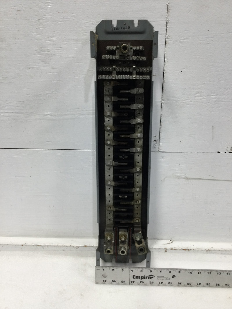 Square D QO Series 225 Amp 3 Phase 42 Space Load Center Guts Only 6"X26.5" -Flaw