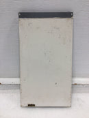 Cutler Hammer CH4R 125 Amp 2 Space 120/240V Panel Cover 11 5/8" x 6 1/2"