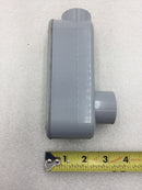 Scepter SLB 30S 1" LB Style PVC Conduit Body/Adapter with Weatherproof Gasket