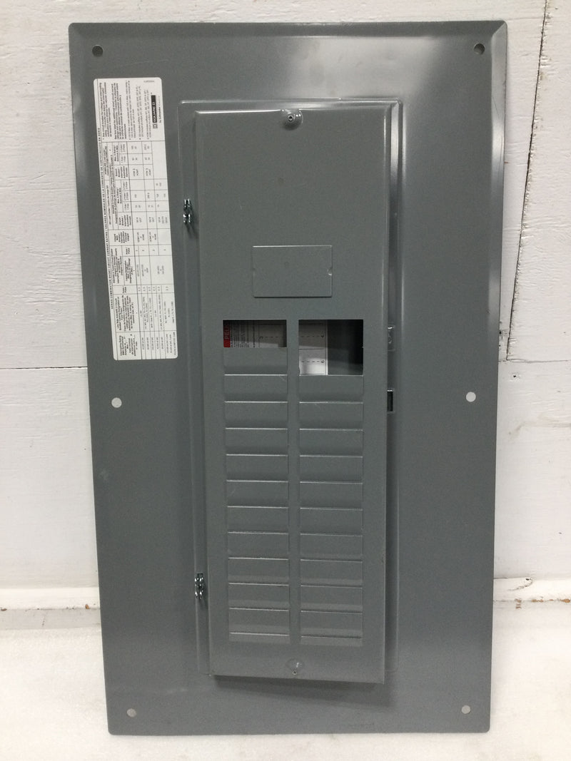 Square D HOMC24UC 24 Space 120/240V Panel Door w/Main 27 1/4" x 15 3/8"