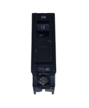 General Electric THQL1115 15 Amp 1 Pole 120/240V Circuit Breaker - Black Face