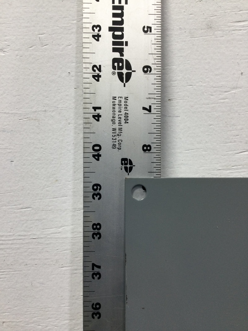 Square D QOC342MS 42 Space 120/240V Panel Door w/Main 39 3/8" x 14 1/4"