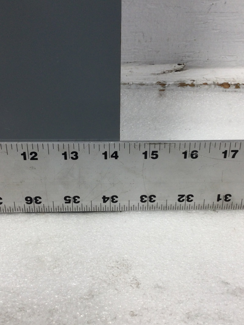 Square D QOC342MS 42 Space 120/240V Panel Door w/Main 39 3/8" x 14 1/4"